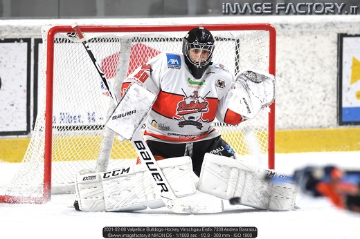 2021-02-06 Valpellice Bulldogs-Hockey Vinschgau Eisfix 7339 Andrea Basraoui